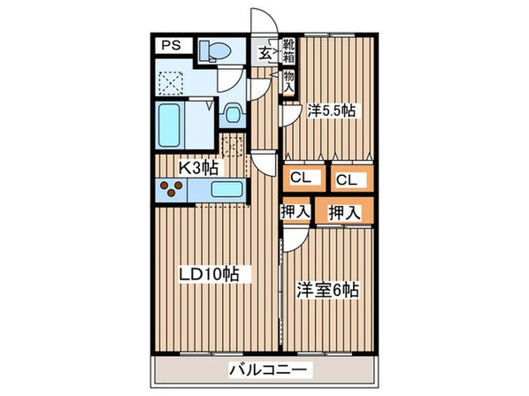 クレストコート宮の森の物件間取画像